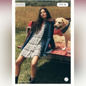 Anthropologie The Keira Long-Sleeve Mini Dress by Pilcro